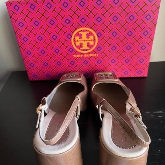 Tory Burch Georgia slingback pumps. Women Size 9.5. - Picture 4 of 6